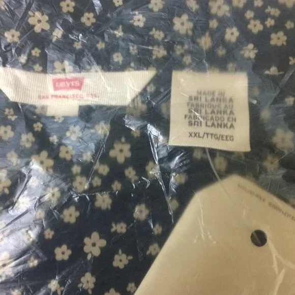 Levi's Cotton Floral Midi Dress XXL - Picture 7 of 7